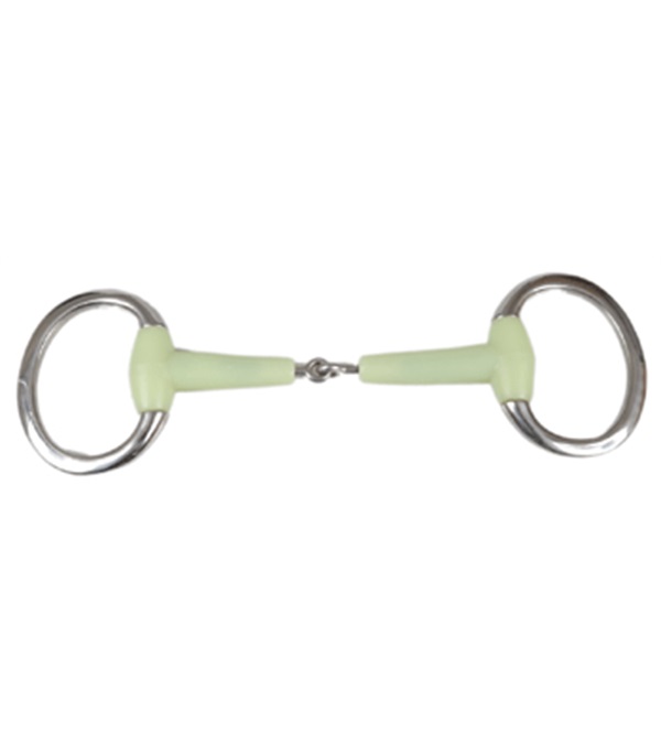 761-5 Apple Jointed Mouth Eggbutt Snaffle Bit - 5 in.