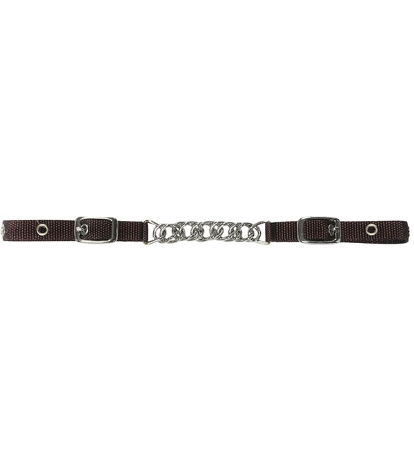 Picture of Jacks 928-BK Flat Chain Nylon Curb Strap, Black
