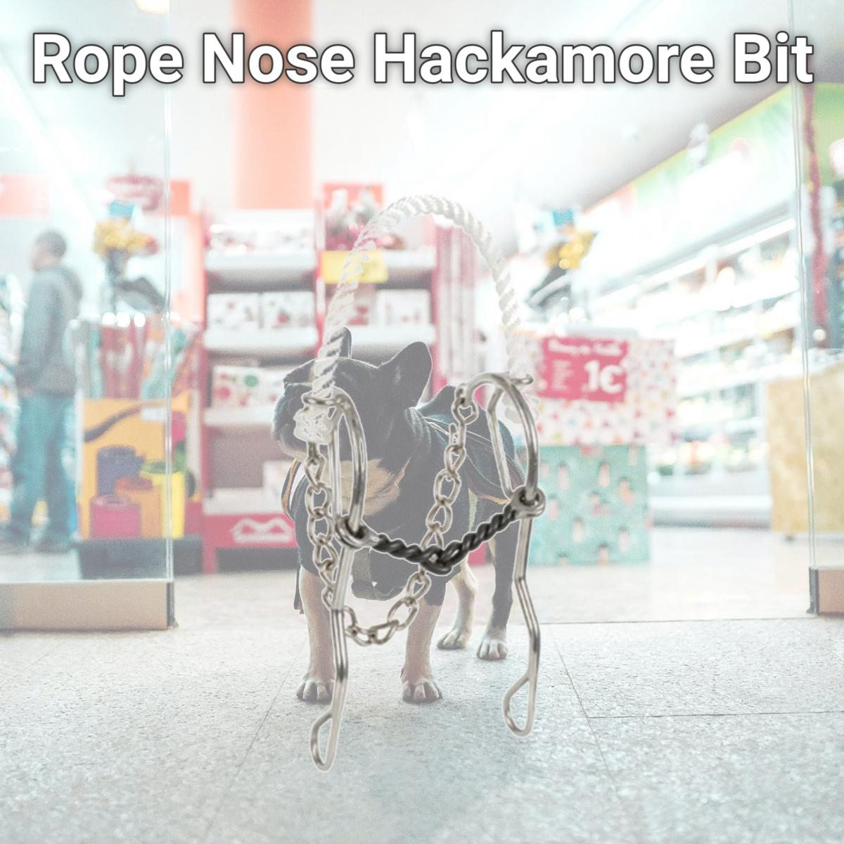 Picture of Jacks 967 Rope Nose Hackamore Bit