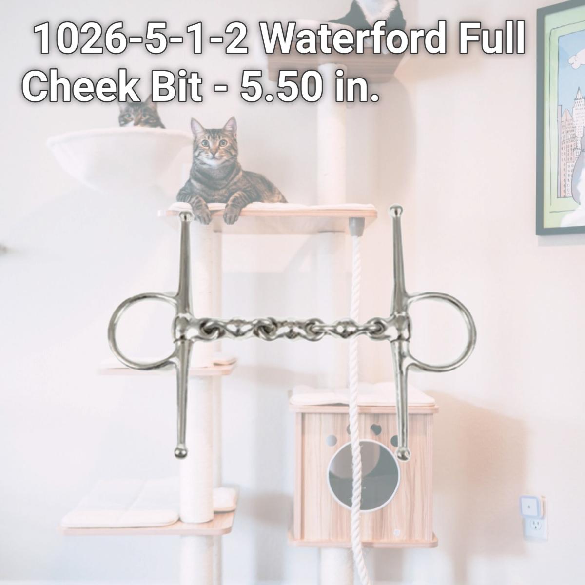 Picture of Jacks 1026-5-1-2 Waterford Full Cheek Bit - 5.50 in.