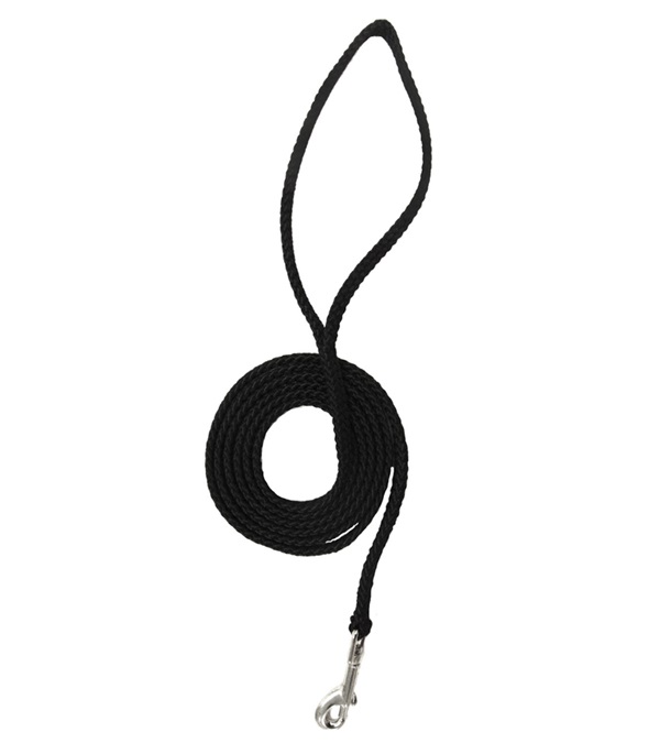 Picture of Lone Wolf 3648-LGP Flat Braided Rope Lead with Snap&#44; Lime Green & Purple - 0.25 in.