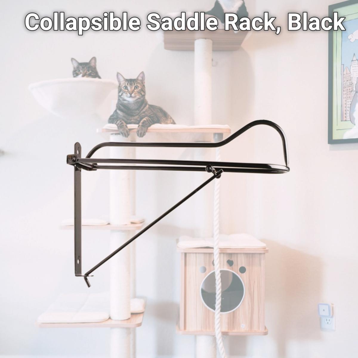 Picture of Jacks 10445-BK Collapsible Saddle Rack, Black