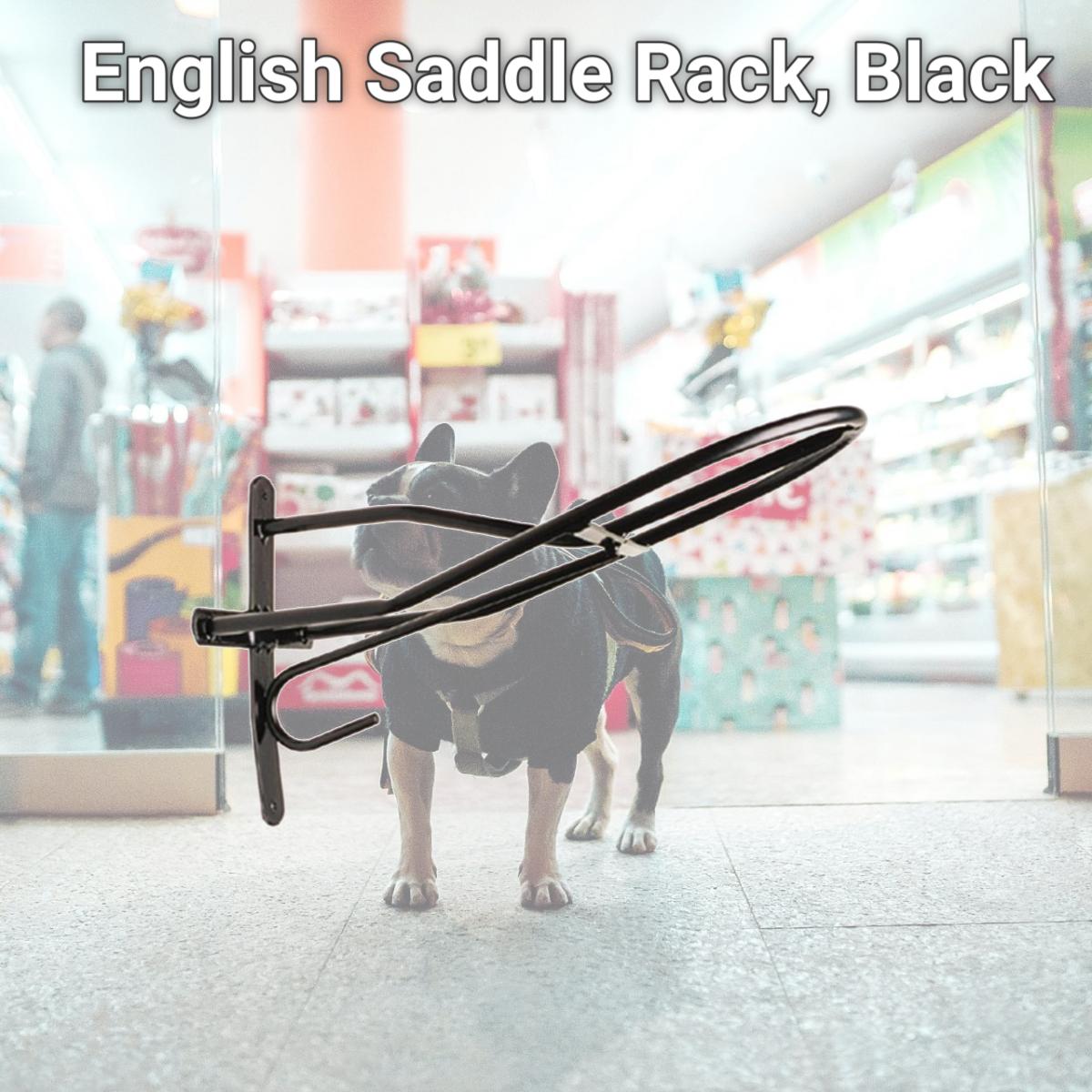 Picture of Jacks 10446-BK English Saddle Rack, Black