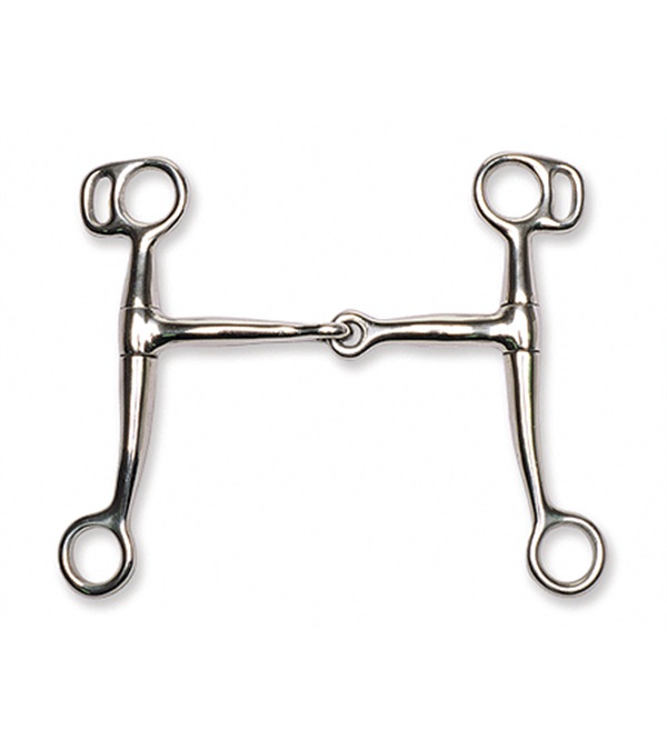 Picture of Jacks 10457-4-3-4 Tom Thumb Snaffle Bit - 4.75 in.