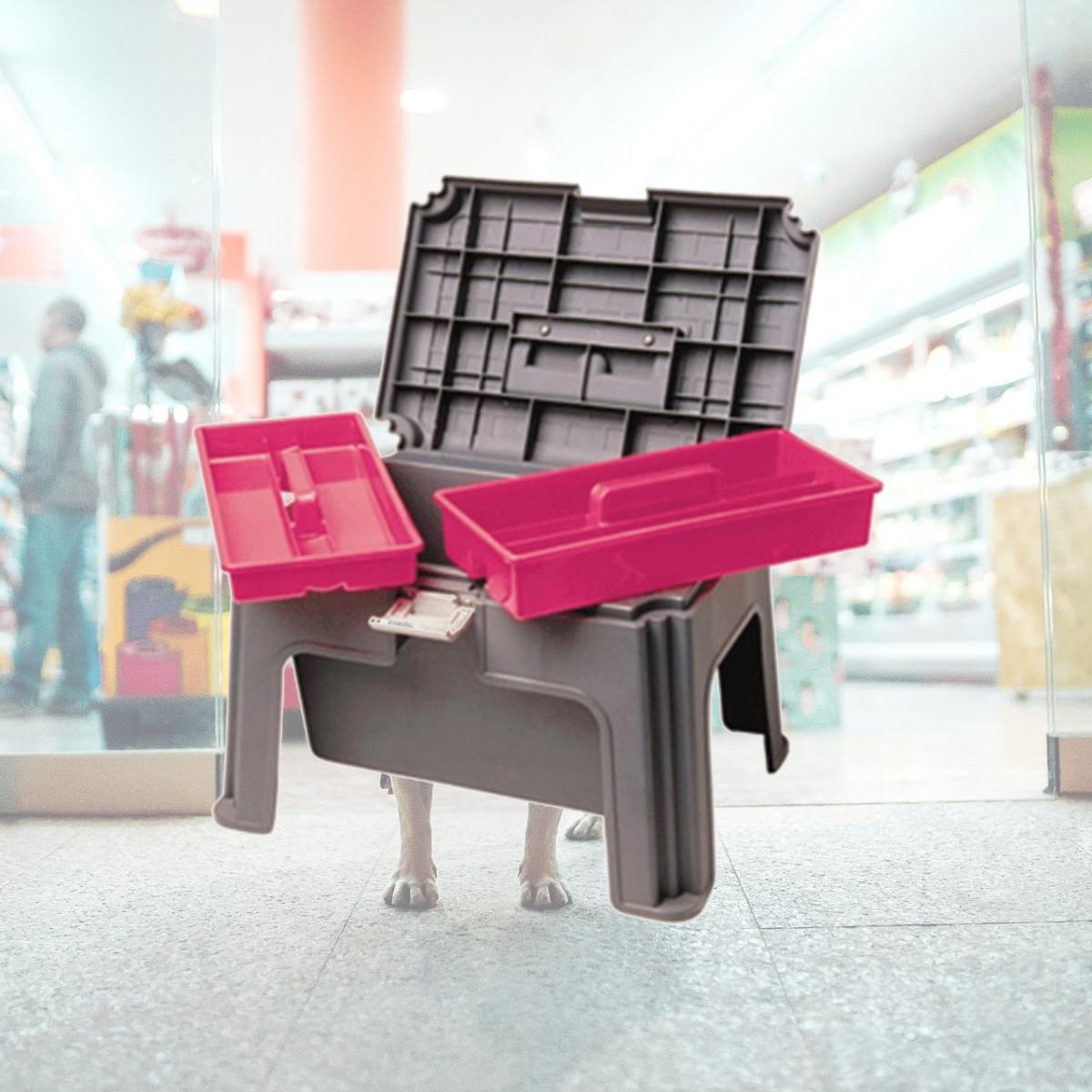 Picture of Jacks 10474 Grooming Stool with Storage Box