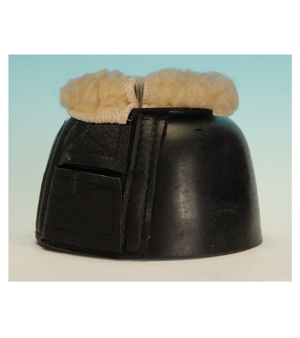 Picture of Jacks 24276F-BK-M Bell Boots Smooth & Heavy Duty with Fleece&#44; Black - Medium