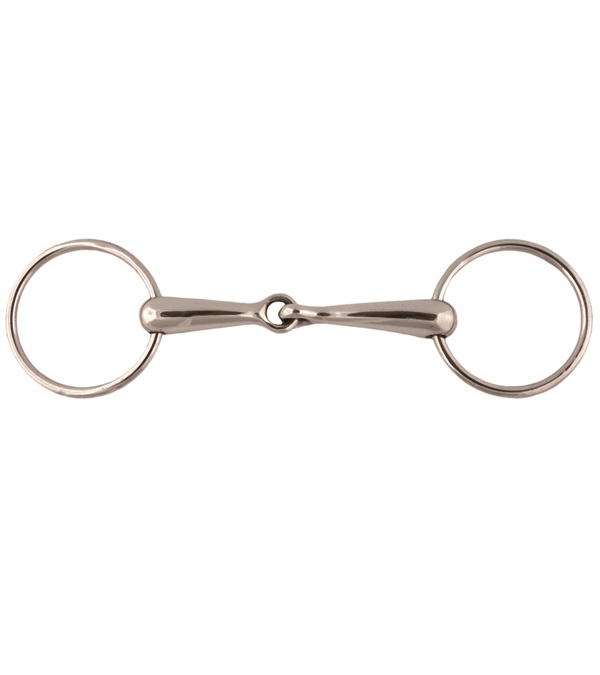 20122-5 Stainless Steel Loose Ring Snaffle Bit - 5 in.