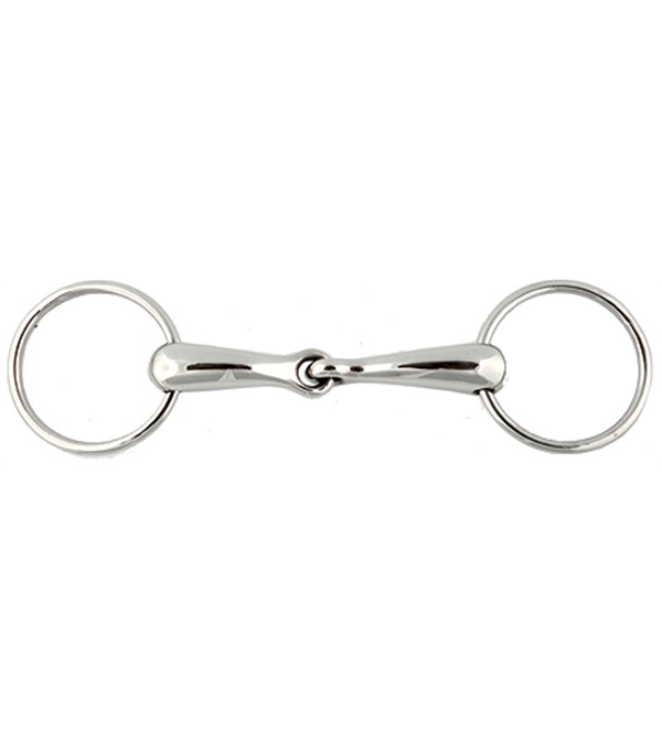 20123-5 Stainless Steel Loose Ring Snaffle Bit - 5 in.