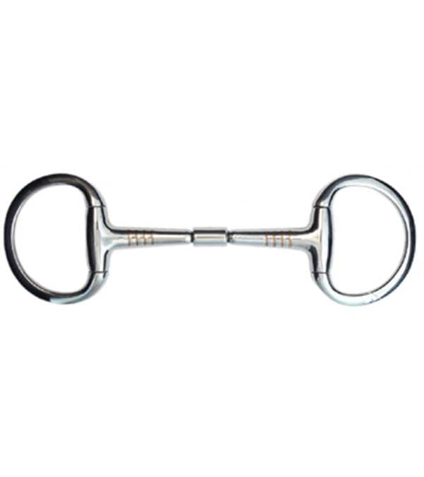 Picture of Jacks 20140-5 Stainless Steel Copper Inlay Eggbutt Snaffle Bit - 5 in.