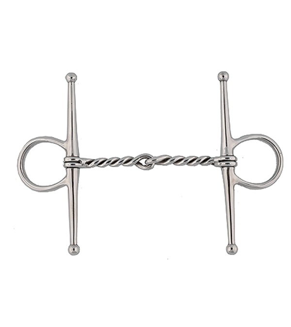 Picture of Jacks Imports 20146-5 Stainless Steel Twisted Wire Full Cheek Bit - 5 in.