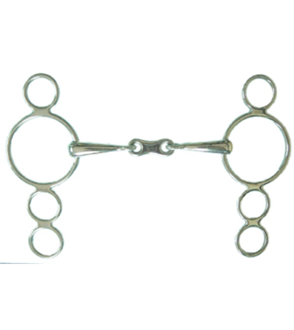 Picture of Jacks Imports 20148-5 French Double Jointed 3-Ring Elevator Bit - 5 in.