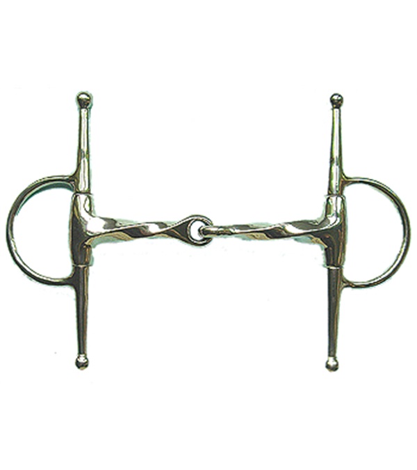 Picture of Jacks Imports 20152-4-3-4 Stainless Steel Twisted Full Cheek Bit - 4.75 in.