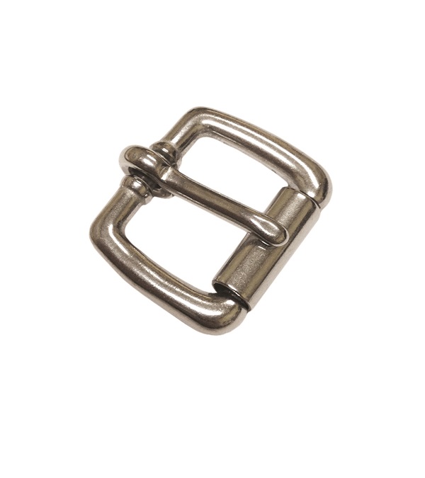 50-5-8 0.75 in. Brass & Chrome Plated Roller Buckle - 0.63 in.