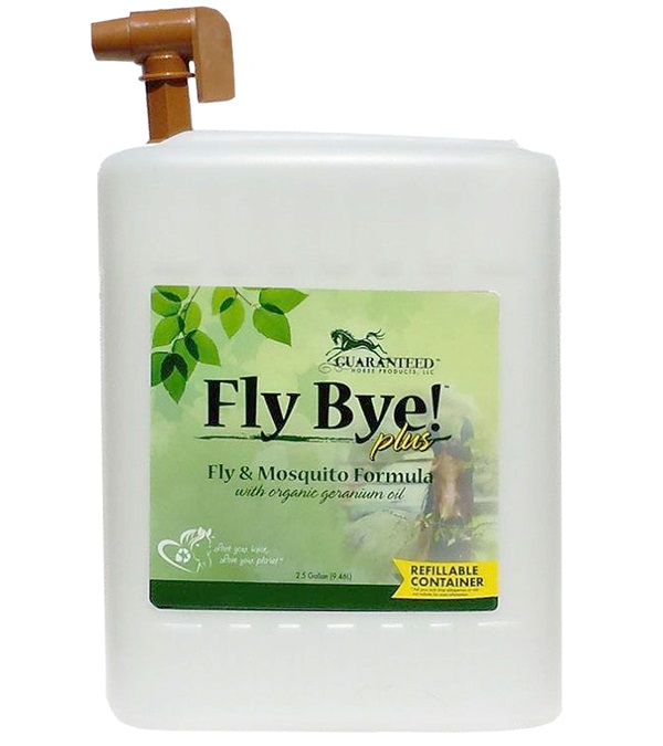 Picture of Guaranteed Horse Products 3458 2.5 gal Fly Bye Plus Fly & Mosquito Spray with Refill Tap