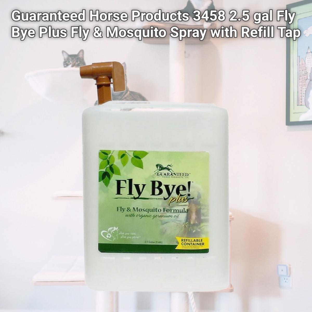 Picture of Guaranteed Horse Products 3458 2.5 gal Fly Bye Plus Fly & Mosquito Spray with Refill Tap