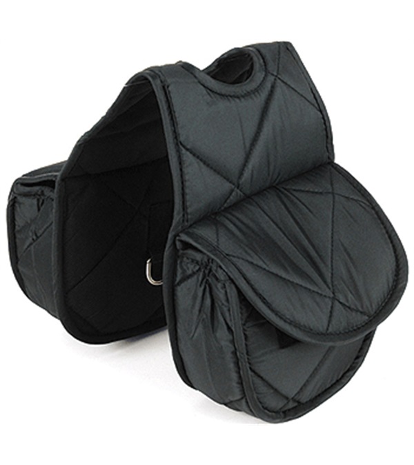 Picture of Jacks Imports 29-BK Insulated Saddle Horn Bag, Black