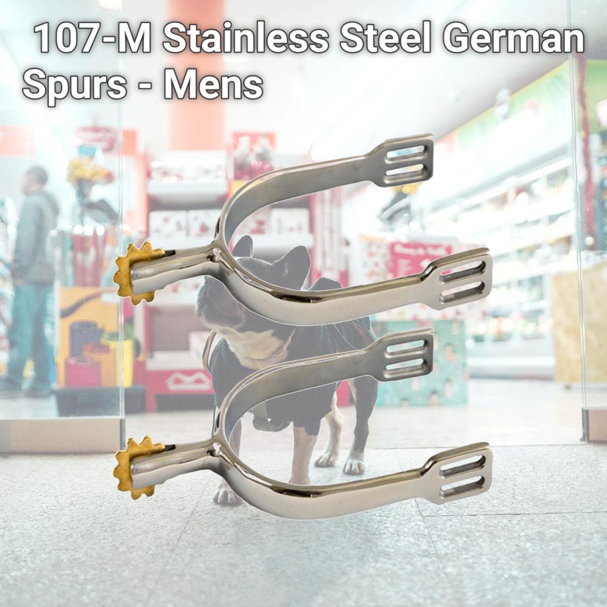 Picture of Jacks Imports 107-M Stainless Steel German Spurs - Mens