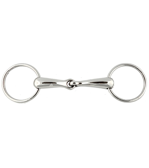 Picture of Jacks Imports 20123-5-1-2 Stainless Steel Loose Ring Snaffle Bit - 5.5 in. & 21 mm