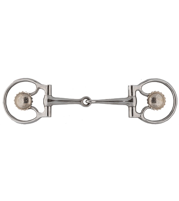 Picture of Jacks Imports 10540 Concho Dee Ring Snaffle Bit