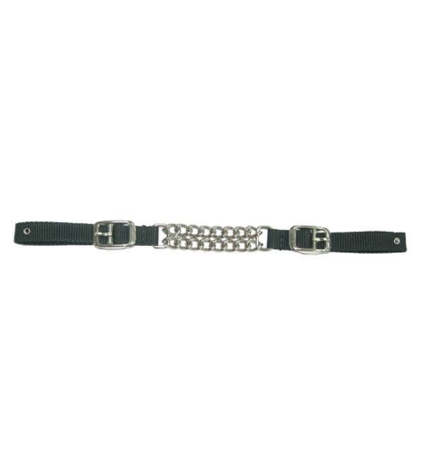 Picture of Jacks Imports 929-BR Double Row Round Link Curb Strap, Brown