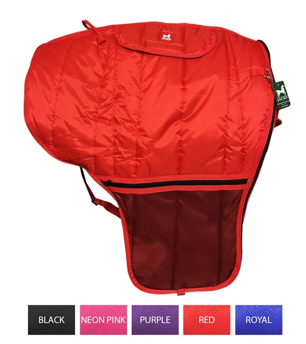 Picture of Jacks Imports 3894-RE Deluxe Western Saddle Bag, Red - 35 x 72 in.