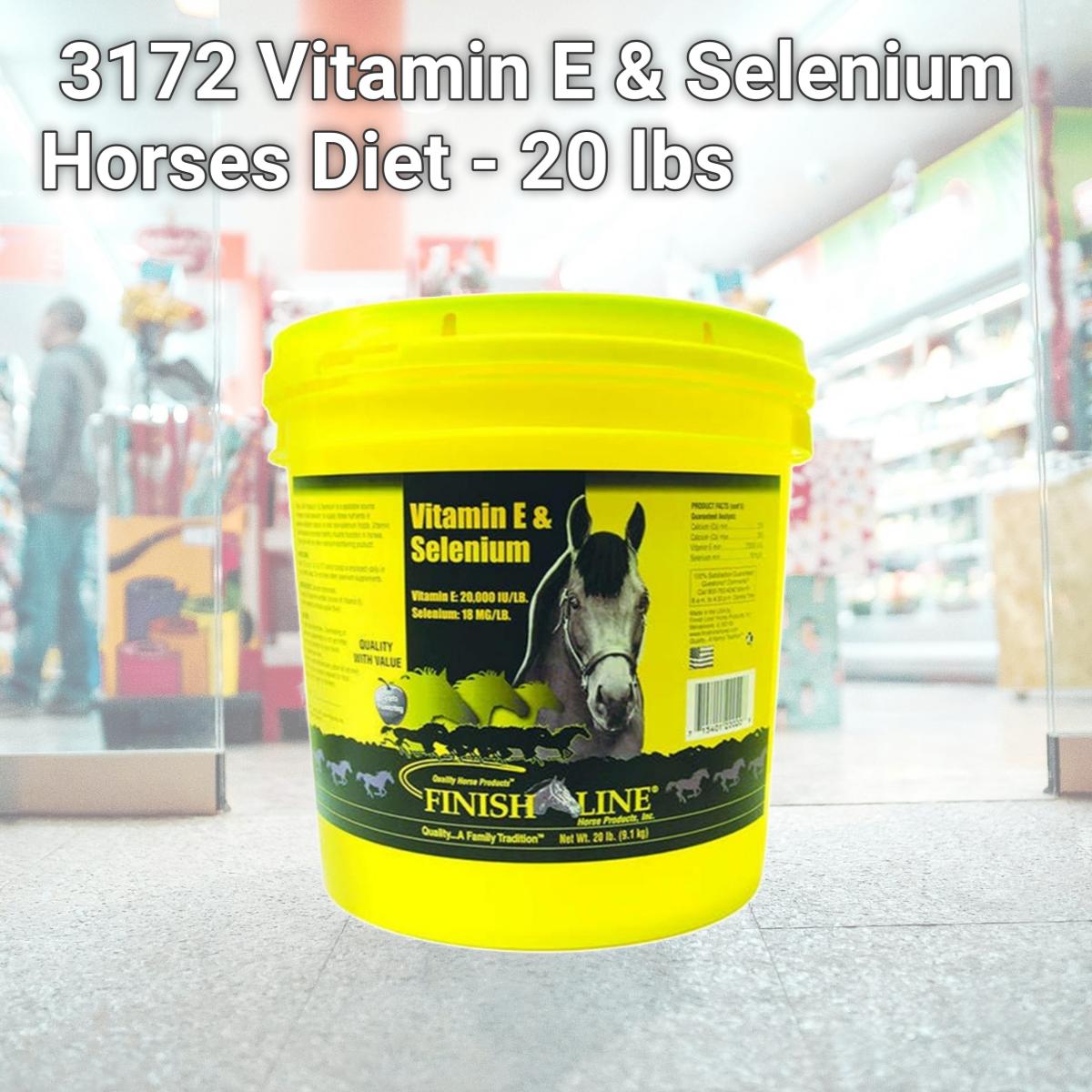 Picture of Finish Line 3172 Vitamin E & Selenium Horses Diet - 20 lbs