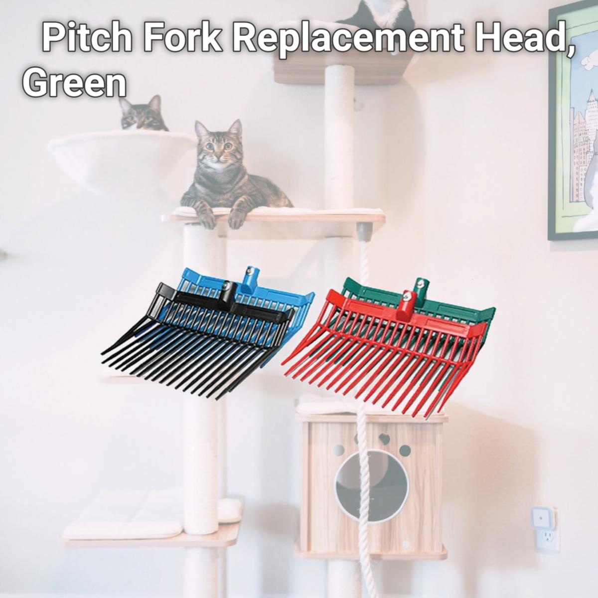 Picture of Jacks Imports 162-GN Pitch Fork Replacement Head, Green