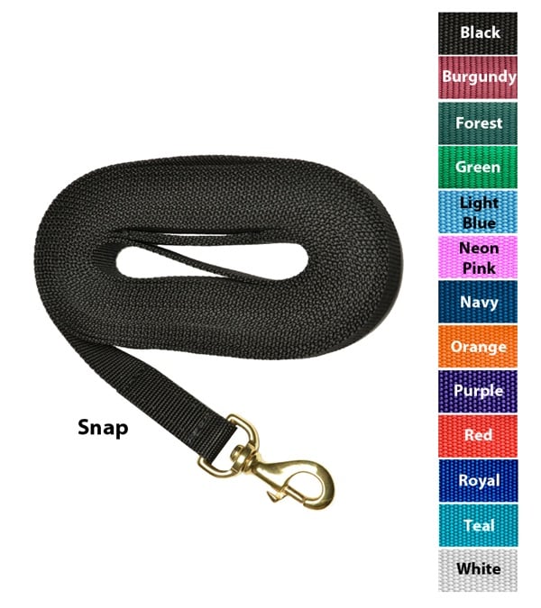 177-BK-24SB Lunge Line Black 24 in. Solid Brass Chain