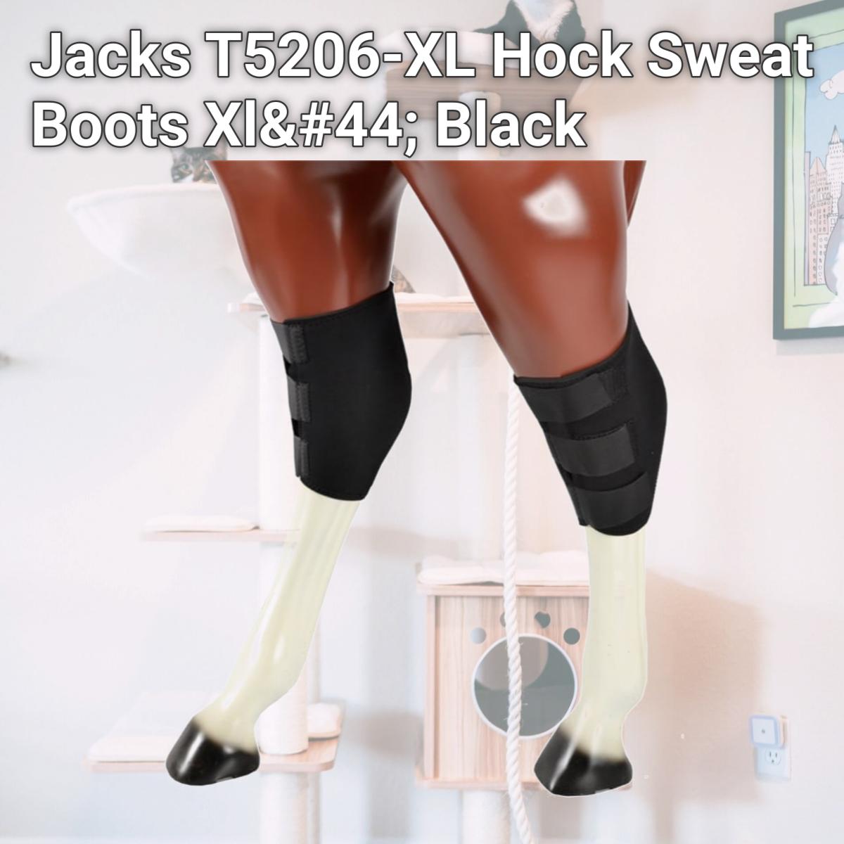 Picture of Jacks T5206-XL Hock Sweat Boots Xl&#44; Black