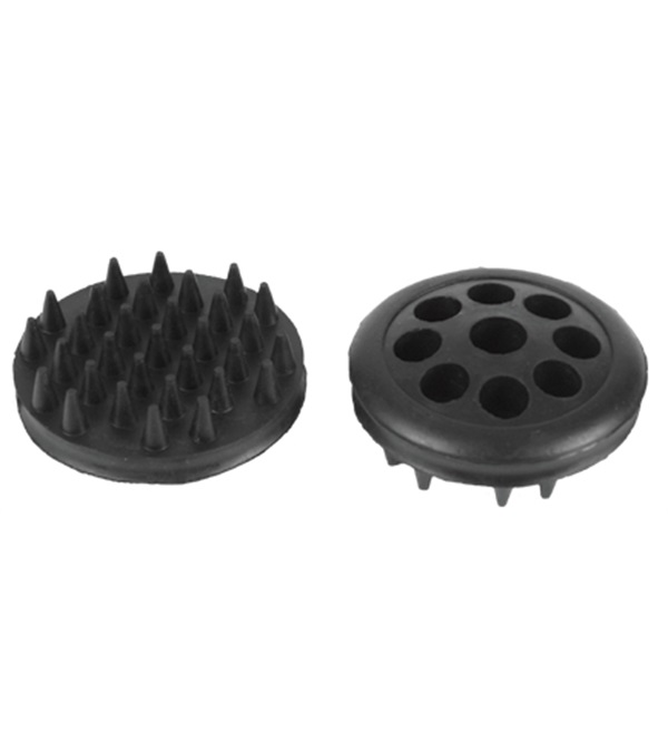 Picture of Jacks 10650-BK Jr. Round Rubber Curry&#44; Black