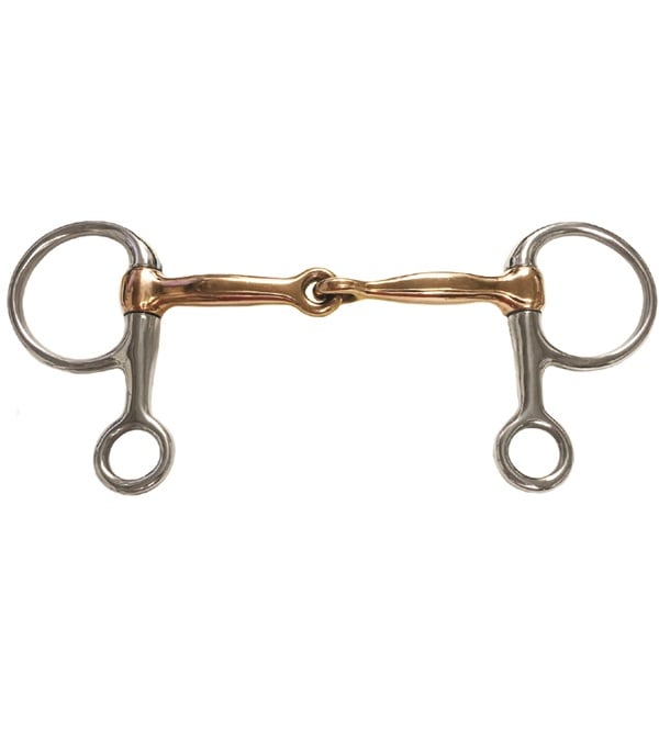 Picture of Jacks 21442-5 Half Cheek Jointed Copper Snaffle Bit - 5 in.