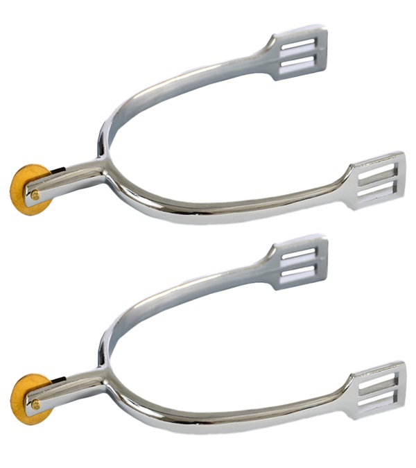 Picture of Jacks 20253-MEN Zinc Die Cast Spurs with Brass Disc Rowel Mens