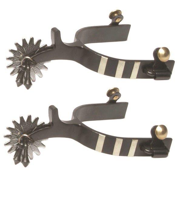 Picture of Jacks 11031 Black Steel Jingle Bob Spurs