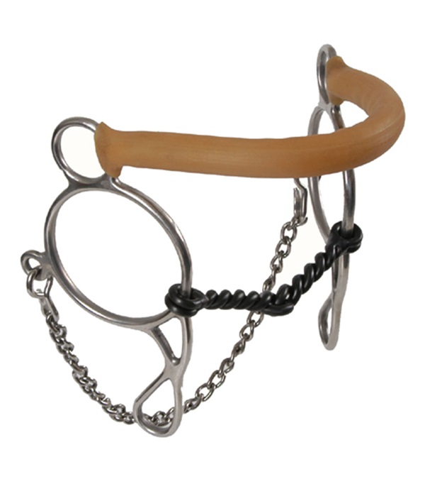 Picture of Jacks 11050 Stainless Steel Gag Hackamore Bit