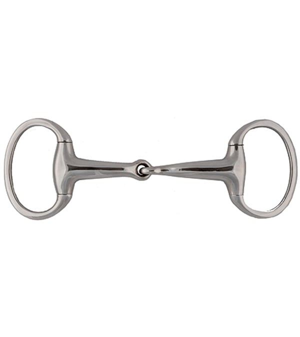 Picture of Jacks 25530-5 Solid Jointed Mouth Eggbutt Snaffle Bit - 5 in.