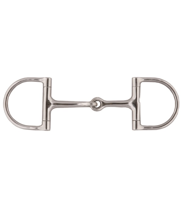 25544-4-3-4 Jointed Mouth Dee Ring Snaffle Bit - 4.75 in.