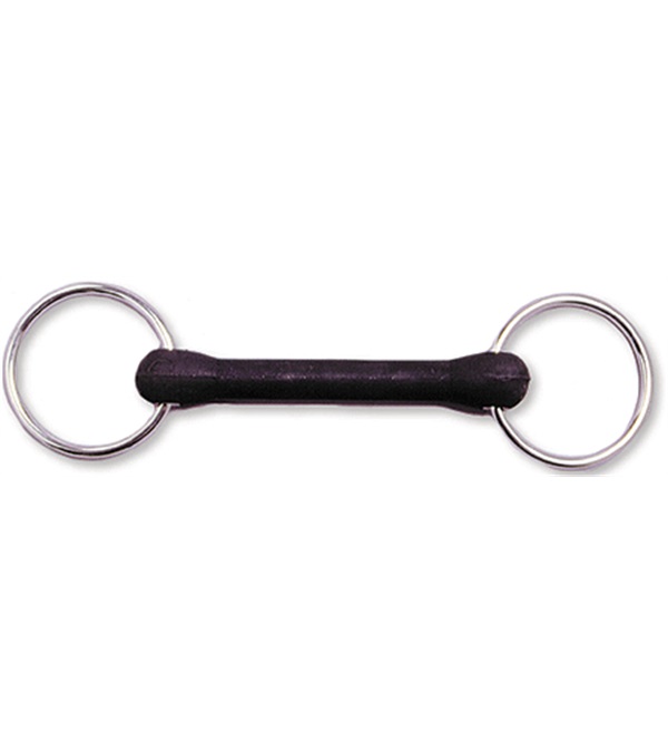 Picture of Jacks 25757-5 Rubber Covered Mouth Loose Ring Snaffle Bit - 5 in.