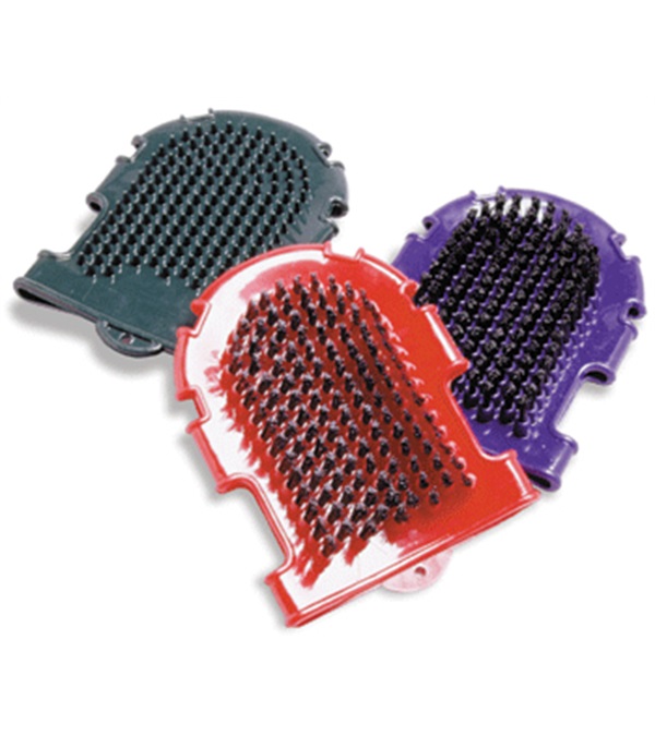 244851-FO Dual Grooming Glove, Forest