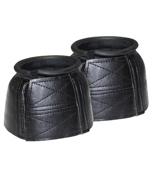 Heavy Duty Smooth Bell Boots - White - Large - Secure Fit
