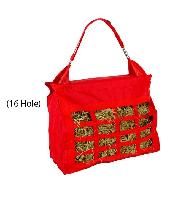 Picture of Jacks 1696-NV Slow Feed Hay Bag Tote-16 Hole, Navy