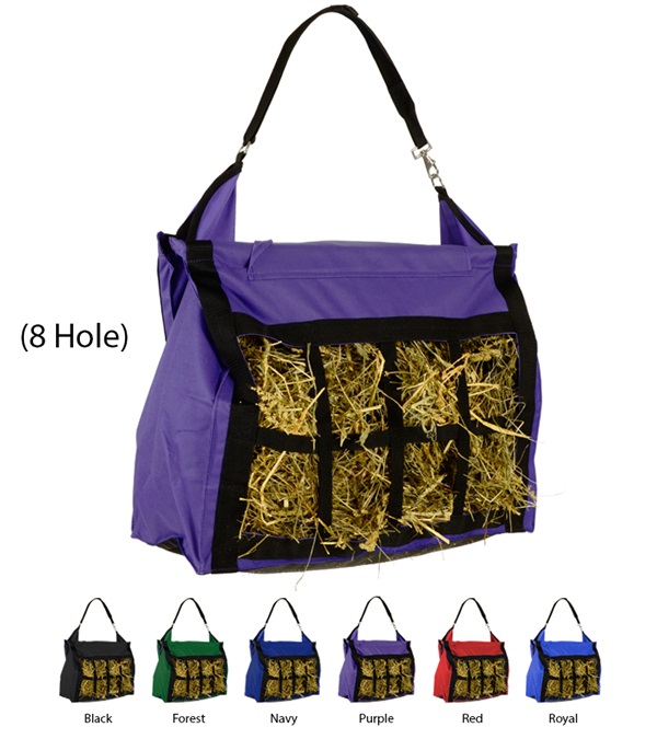 Picture of Jacks 3471-RE Slow Feed Hay Bag Tote - 8 Hole, Red
