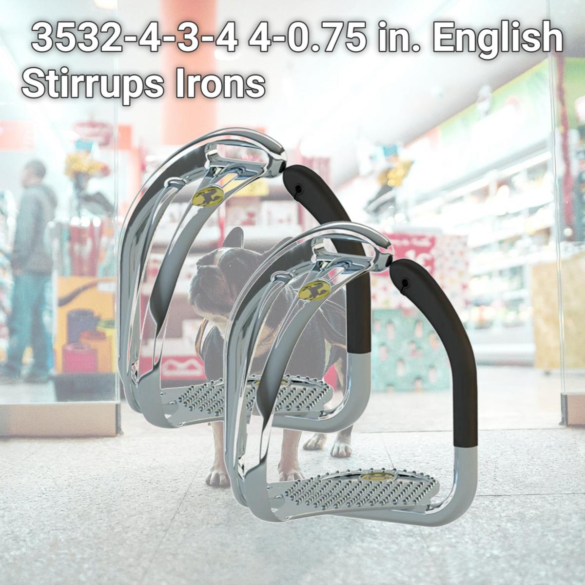 Picture of Space Technology Safety 3532-4-3-4 4-0.75 in. English Stirrups Irons