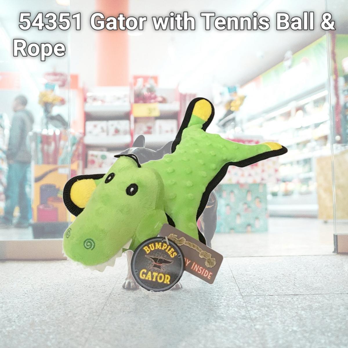 Picture of Steel Dog 54351 Gator with Tennis Ball & Rope