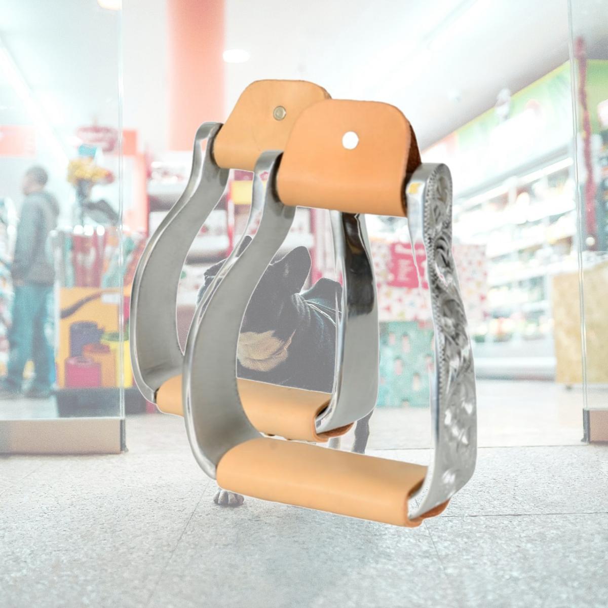 Picture of Jacks 54 Western Engraved Stirrups