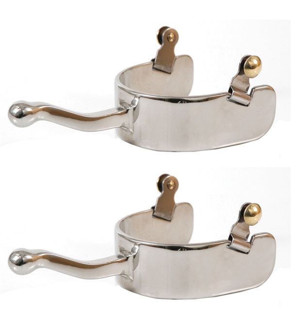 Picture of Jacks 11097-Y Youth Stainless Steel Equitation Offset Spurs
