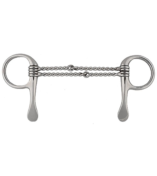 11147 Half Cheek Double Twisted Wire Bit