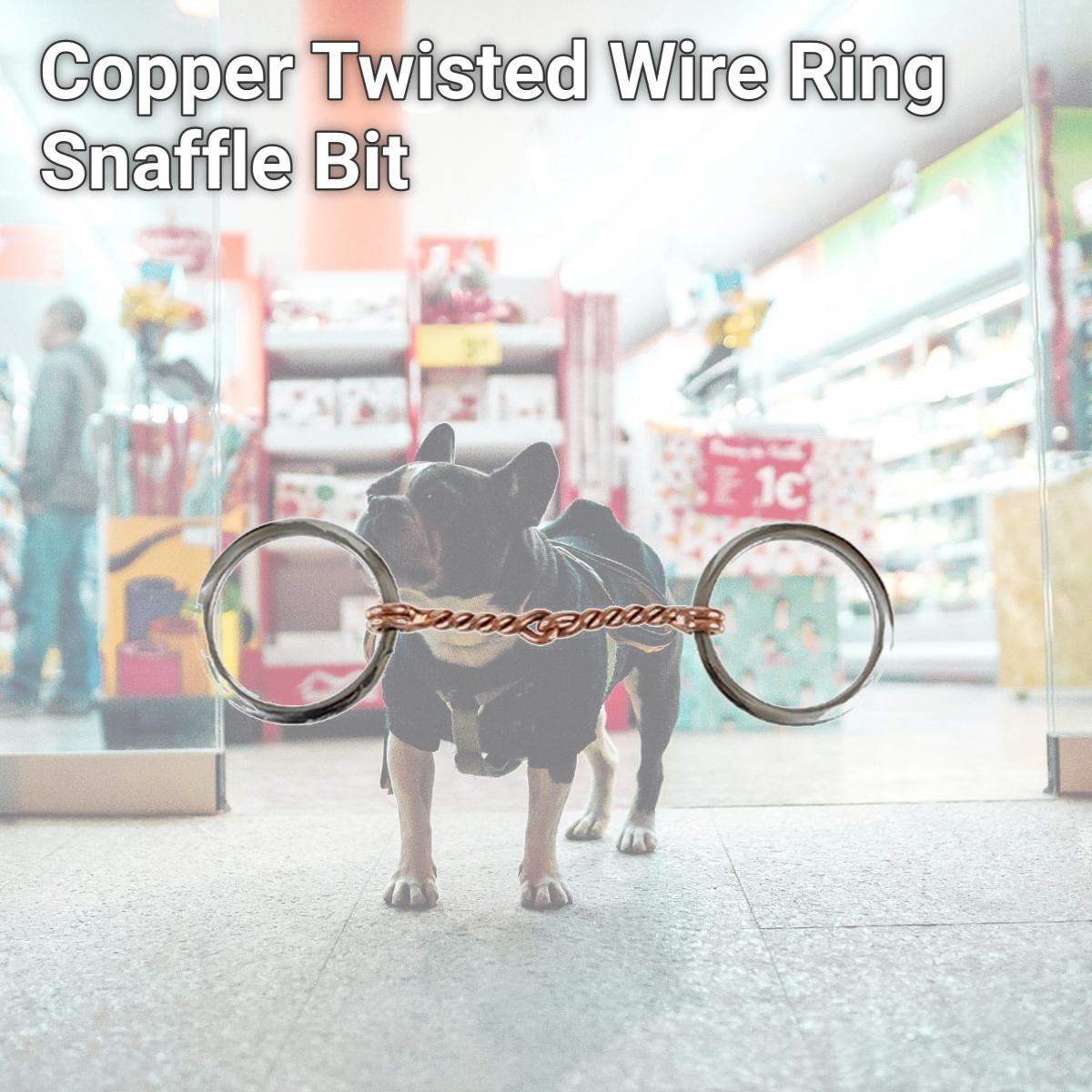 Picture of Jacks 11152 Copper Twisted Wire Ring Snaffle Bit