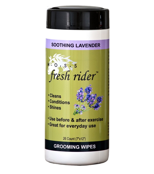 Picture of Nunn Finer 853 Moss Grooming Soothing Wipes - Lavender&#44; 26 per Container