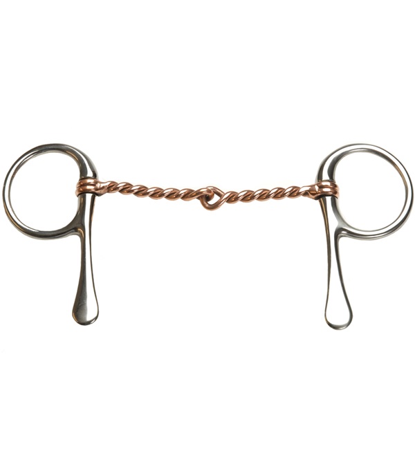 Picture of Jacks 1327 Copper Twisted Wire Snaffle Bit