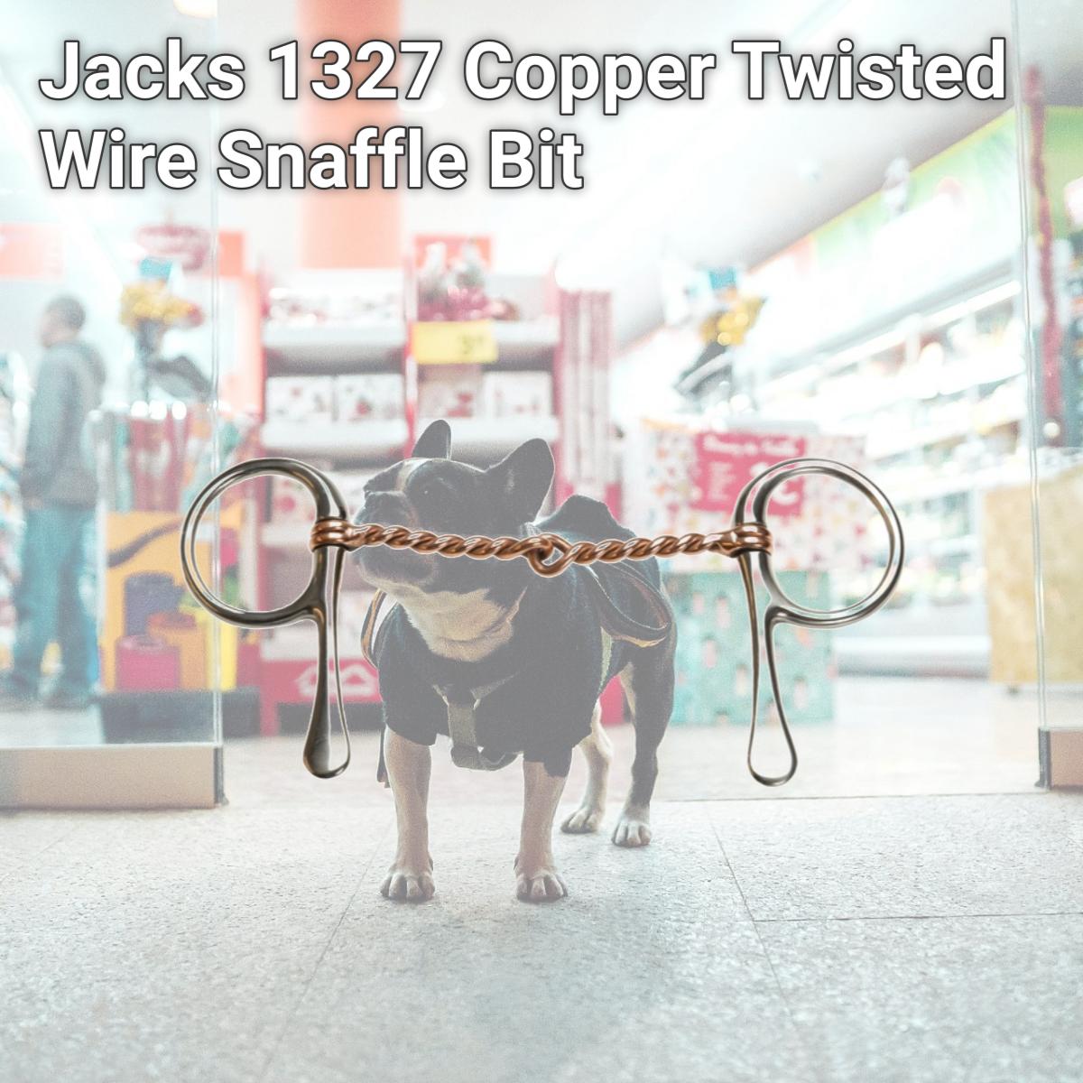 Picture of Jacks 1327 Copper Twisted Wire Snaffle Bit